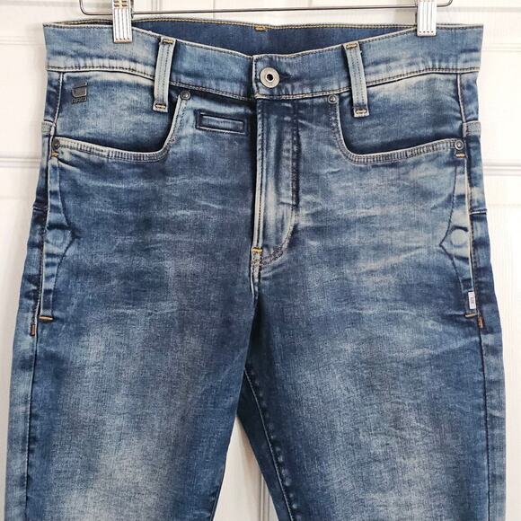 G-Star Mens Denim Jeans D-Staq 3D Slim‎ Jeans 28/34 Skinny Street Skater Indie - Picture 3 of 12